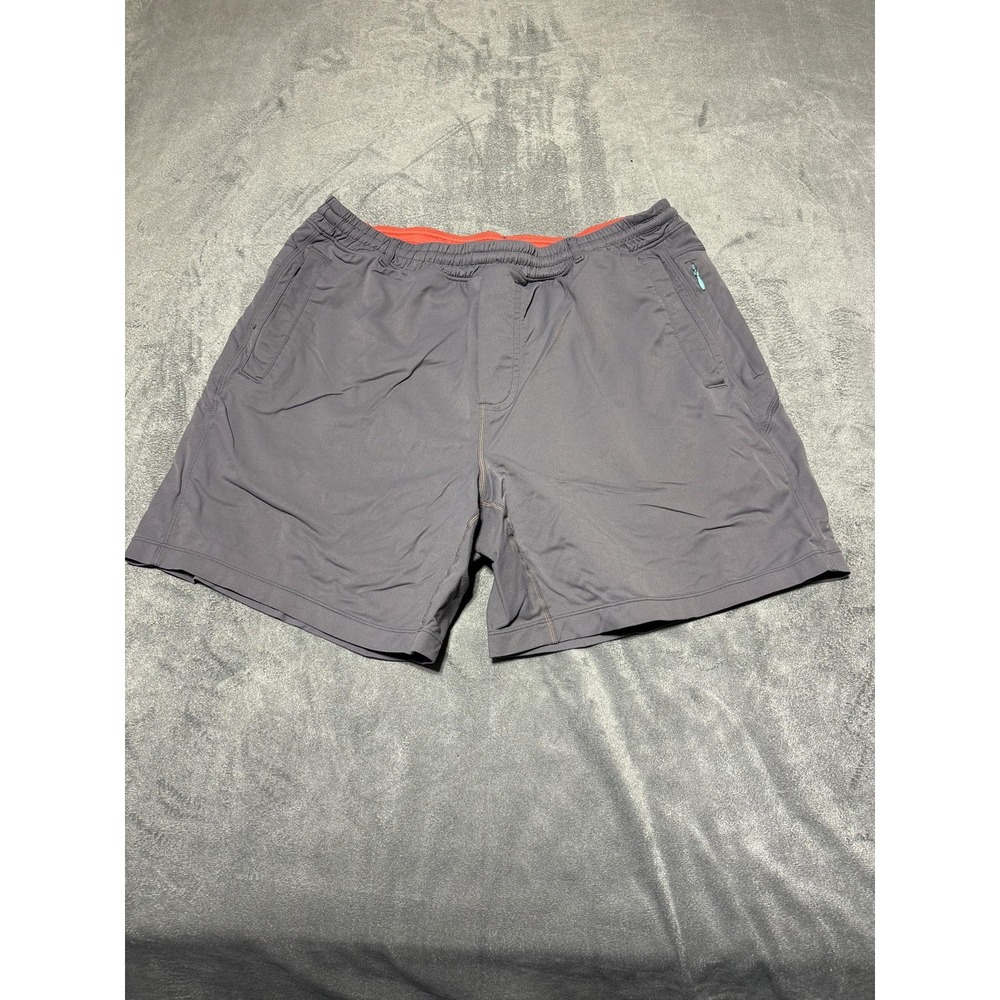 Birddogs Shorts Mens XL Gray Lined Athletic Drawstring Pockets Piling